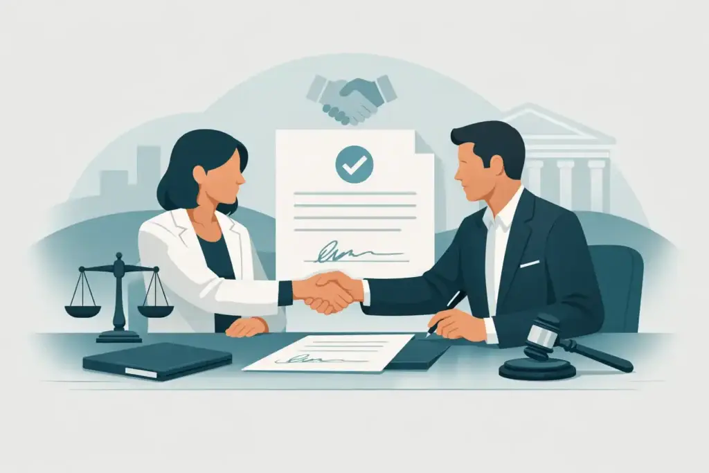 Elaboração de contrato entre empresas