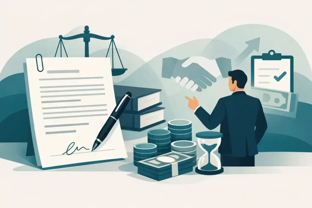 Melhores estratégias para cobrança contratual